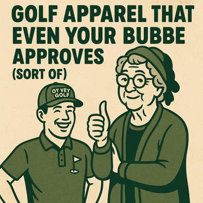 Golf Apparel That Even Your Bubbe Approves (Sort Of)