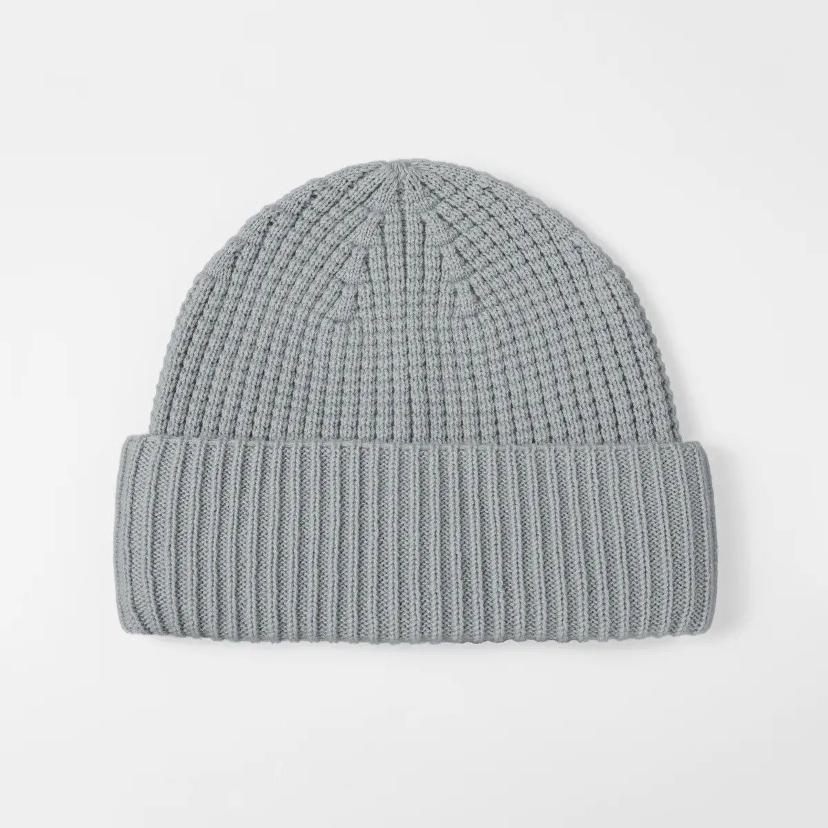 Wool Waffle Knit Beanie