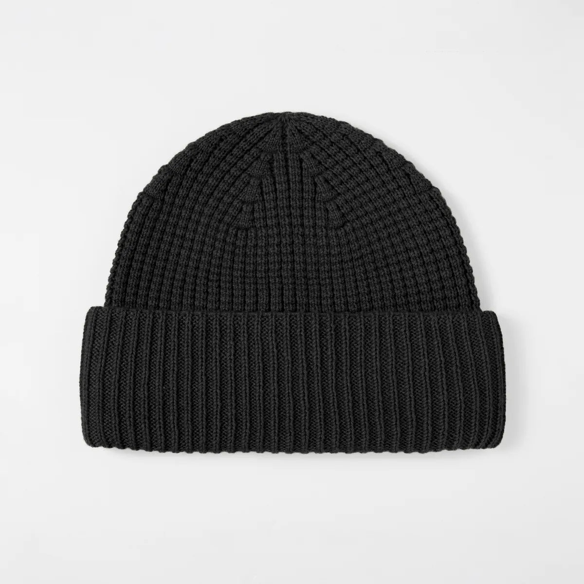 Wool Waffle Knit Beanie
