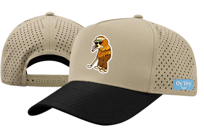 Beagle for Eagle Adjustable Snapback Hat - Tan, Perfect Fit and Unique Design - Oy Vey Golf LLC