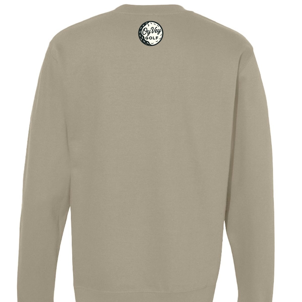 Dogs at the Turn Sweatshirt for Dog Lovers - Cement back, Cozy Crewneck Design - Oy Vey Golf LLC