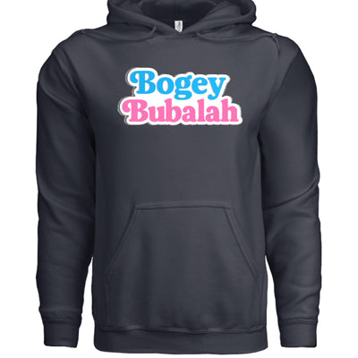 Man wearing Bogey Bubalah 2.0 Hoodie on the golf course, smiling after a great swing