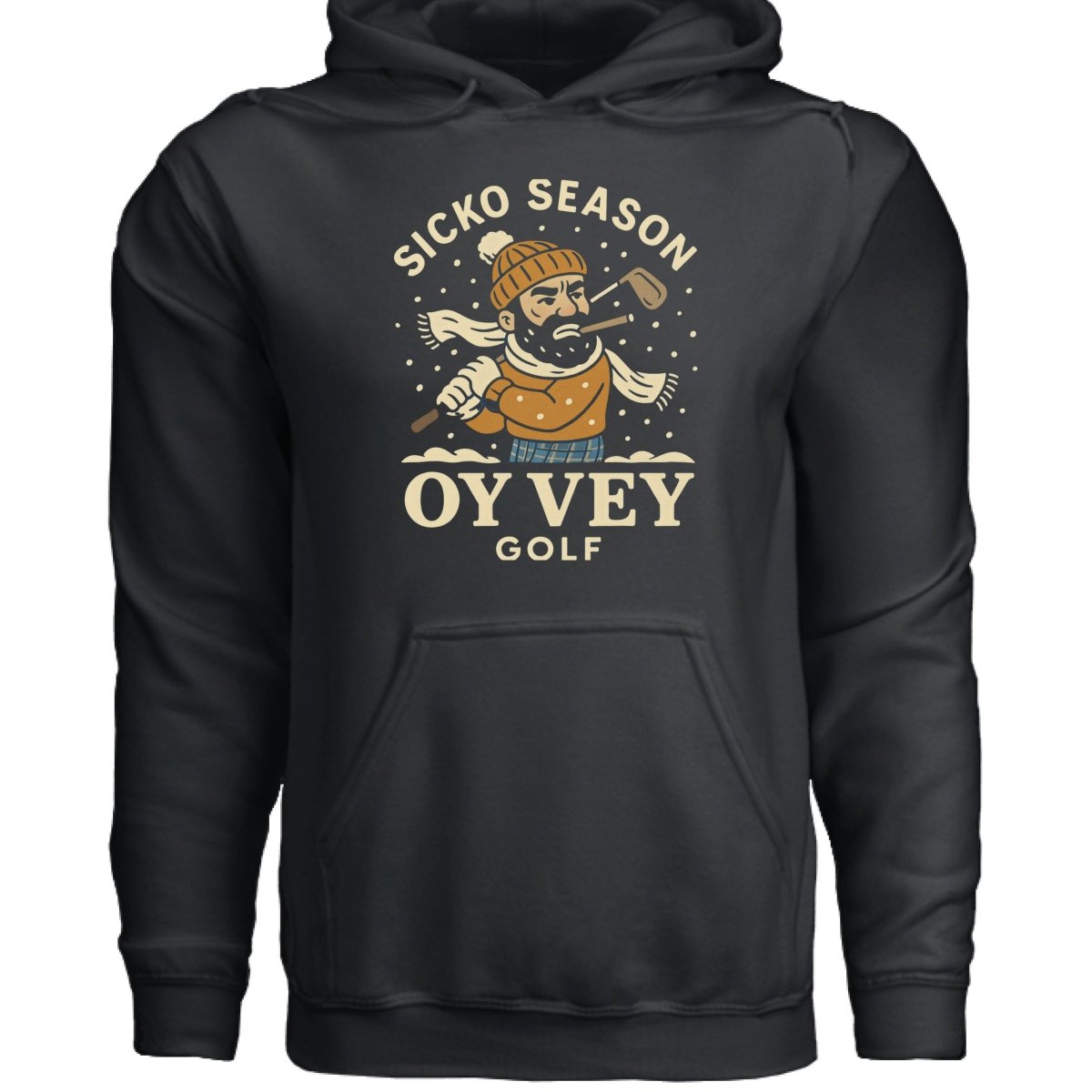 No Days Off Danny - Black,  Motivational Fitness Apparel for Dedicated Athletes - Oy Vey Golf LLC