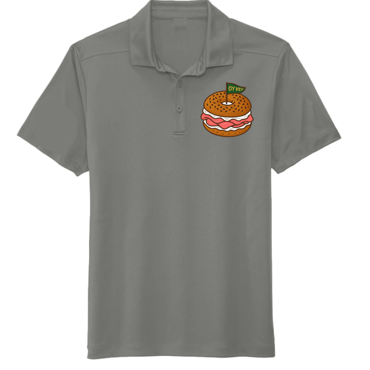 Pull the Flag Polo Shirt - Stylish and Comfortable Everyday Wear - Oy Vey Golf LLC