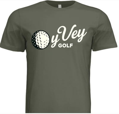 The Original Oy Vey T-Shirt - Army, Embrace Humor and Style - Oy Vey Golf LLC
